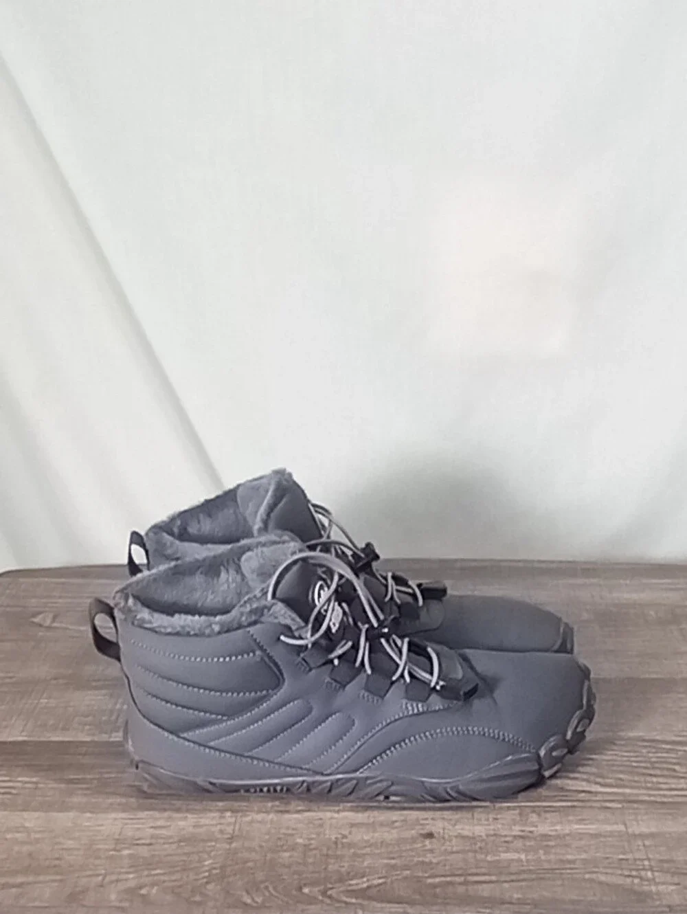 Hike Casper Pro Gray Waterproof Winter Barefoot Shoes Size 10